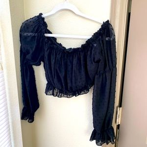 Black Shein going out top size large